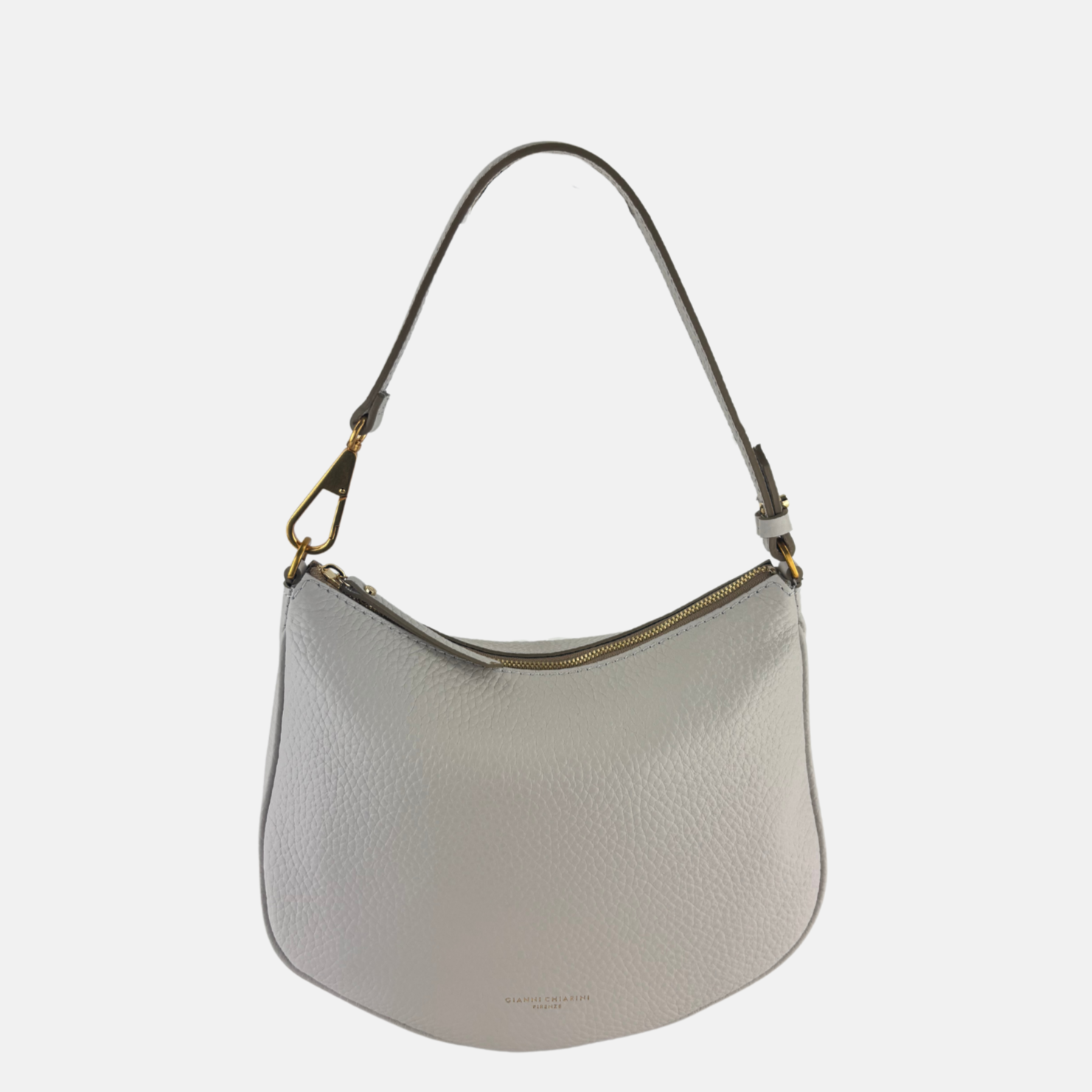 Gianni Chiarini Brooke Medium Flat Hobo Bag Sand - Big Bag NY