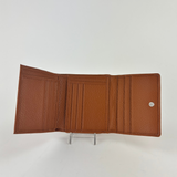 Gianni Chiarini Compact Trifold with Large Zip Pocket Caramel - Big Bag NY