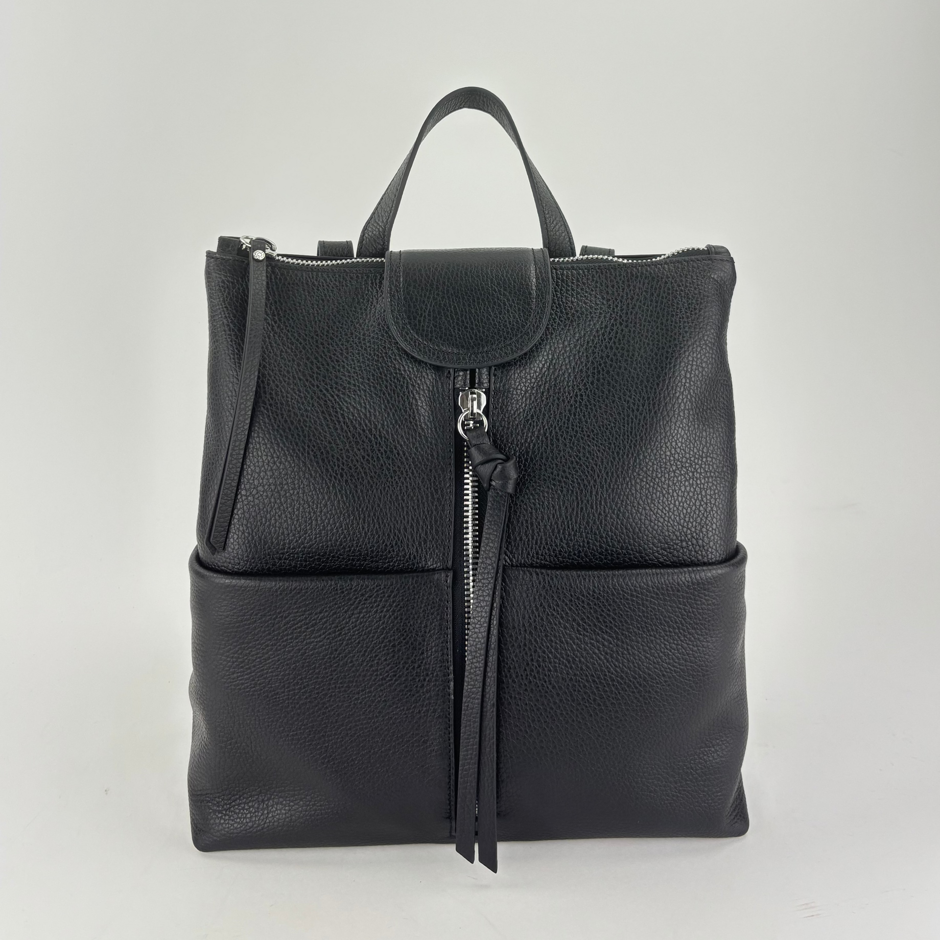 Multi Pocket Leather Backpack – Big Bag