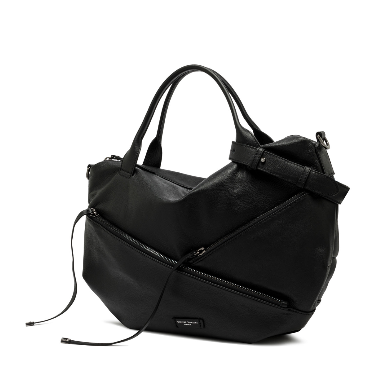 ciarini backpack leather silver Gianni Chiarini Large Shania Leather Top Handle Crossbody – Big Bag