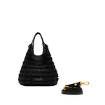 Gianni Chiarini Mini Tweed Dua Top Handle Bag black - Big Bag NY