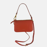 Gianni Chiarini Small Brooke Shoulder Bag - Big Bag NY -Coral