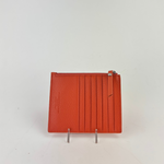 Gianni Chiarini Zippered Credit Card Holder - Coral - Big Bag NY