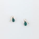 Danielle Welmond Gold Bale with Emerald Drop Earrings - Big Bag NY