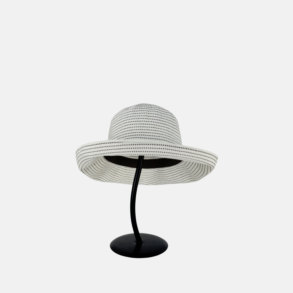 Grevi Embroidered Dot Foldable Wide Brim Hat - Big Bag NY