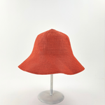 Grevi Floppy Bucket Hat in Solid Orange Big Bag NY