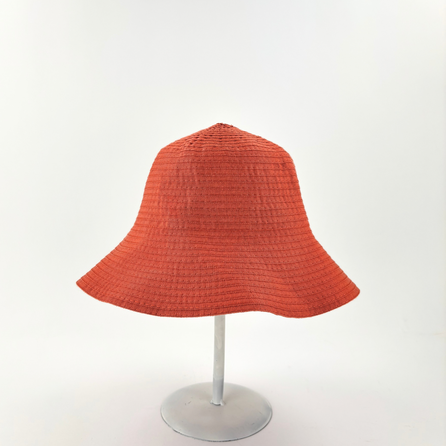 Grevi Floppy Bucket Hat in Solid Orange Big Bag NY