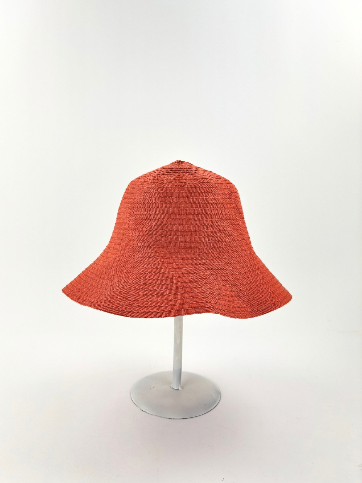 Grevi Floppy Bucket Hat in Solid Orange Big Bag NY