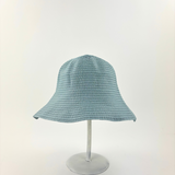 Grevi Floppy Bucket Hat in Solid Pale Blue - Big Bag NY