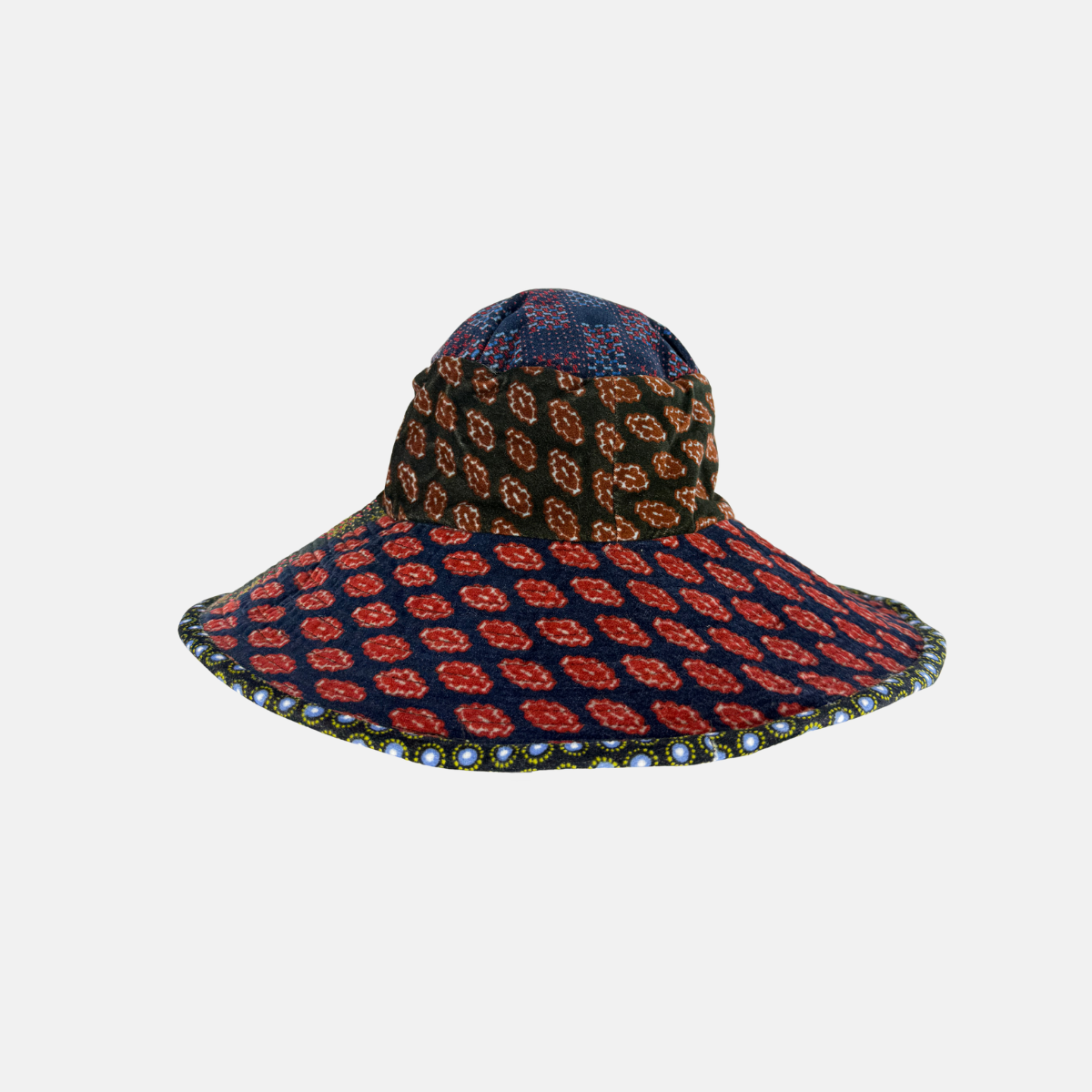 Grevi Velvet Liberty Wide Brim Floppy Hat3 - Big Bag NY