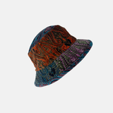 Grevi Winter Liberty Velvet Paisley Bucket Hat2 - Big Bag NY