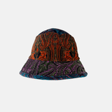 Grevi Winter Liberty Velvet Paisley Bucket Hat - Big Bag NY