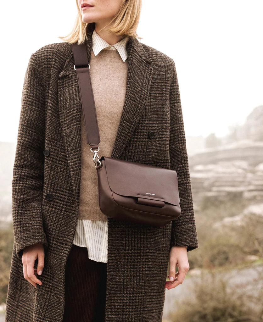 Ateliers Foures Calista Medium Crossbody and Shoulder Bag in Brown - Big Bag NY