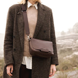 Ateliers Foures Calista Medium Crossbody and Shoulder Bag in Brown - Big Bag NY