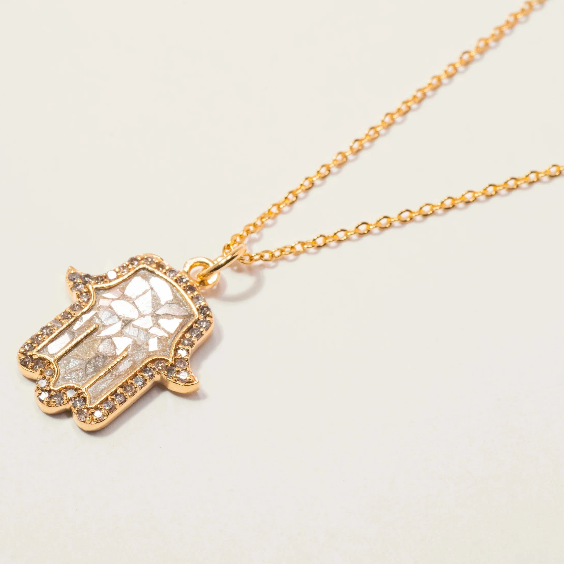 Shana Gulati Hamsa Amulet Pendant Necklace - Big Bag NY