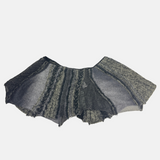 Fuga Fuga Hand Knit Wrap Shawl in Black- Big Bag NY