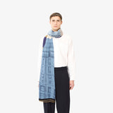 Paris wool scarf in Navy