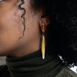 Reed Blade Drop Earrings kyanite