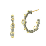 Signature Teardrop Hoop Earrings in Small - Big Bag NY