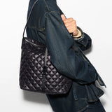 MZ WALLACE Small Astor Hobo in Black - Big Bag NY