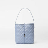 MZ WALLACE Small Astor Hobo in Stone Blue - Big Bag NY