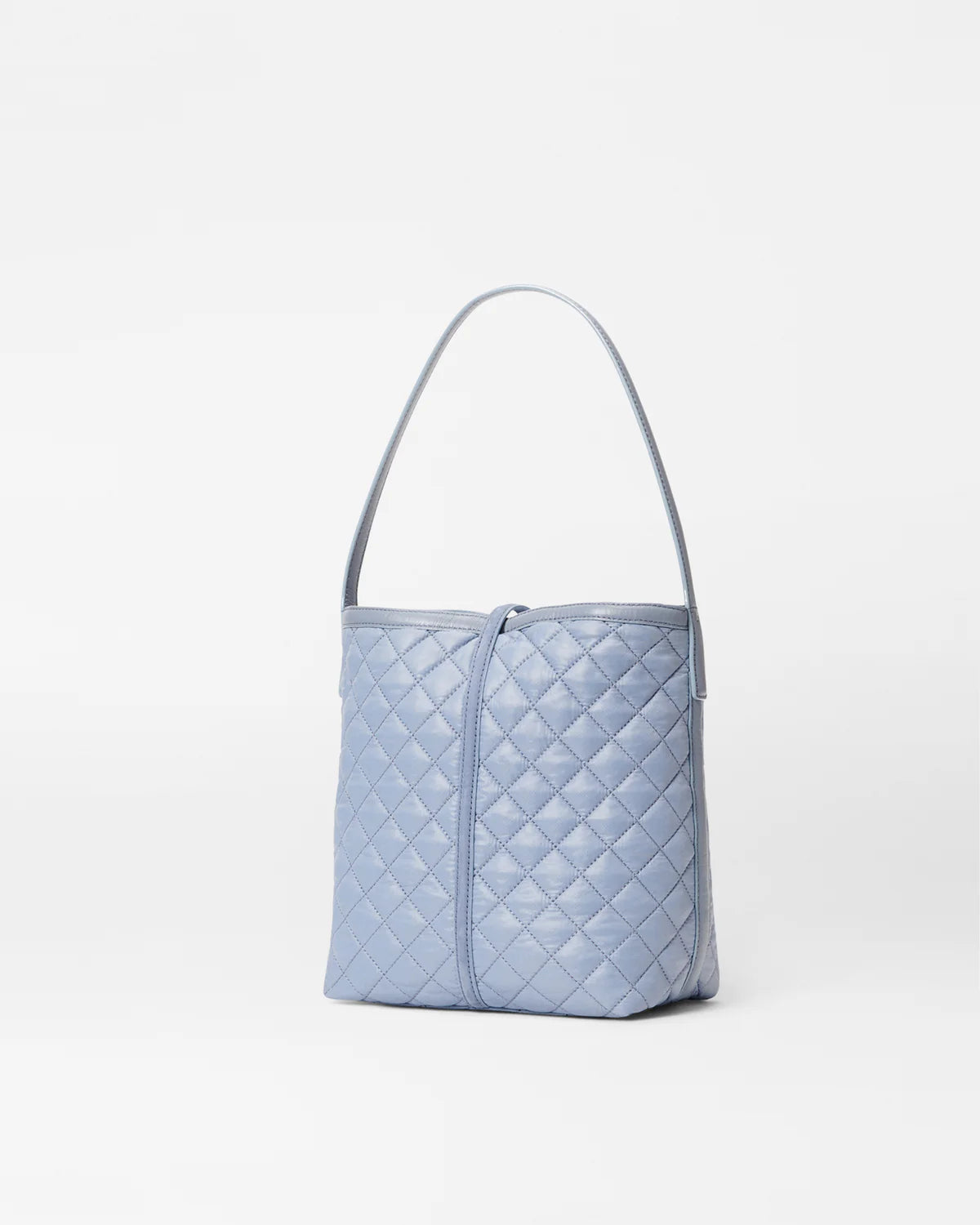 MZ WALLACE Small Astor Hobo in Stone Blue - Big Bag NY