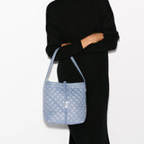 MZ WALLACE Small Astor Hobo in Stone Blue - Big Bag NY