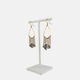 Dana Kellin Pyrite Chain Earrings - Big Bag NY