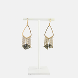 Dana Kellin Pyrite Chain Earrings - Big Bag NY