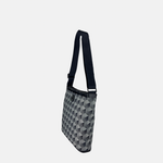 Acrylic Pocket Shoulder SD Bag in Geometric Print - Big Bag NY