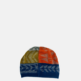 Hand Embroidered Alpaca Hat in Blue