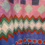 Barbieri Chevron Dot Silk Scarf Blue - Big Bag NY