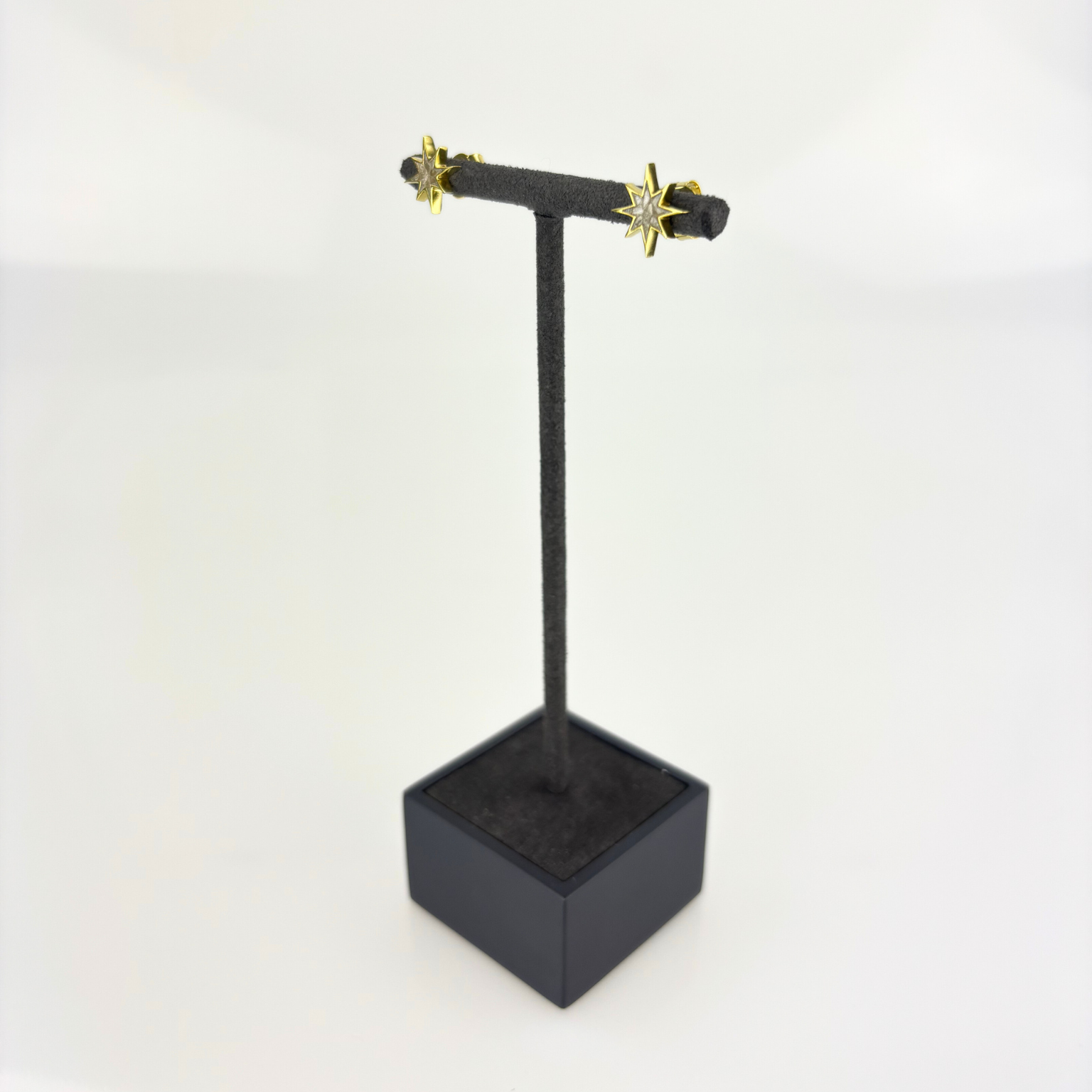 Shana Gulati Nash Studs Gold with Sand - Big Bag NY