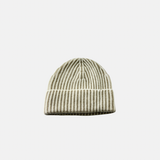 Two-Tone Wide Ribbed Beanie