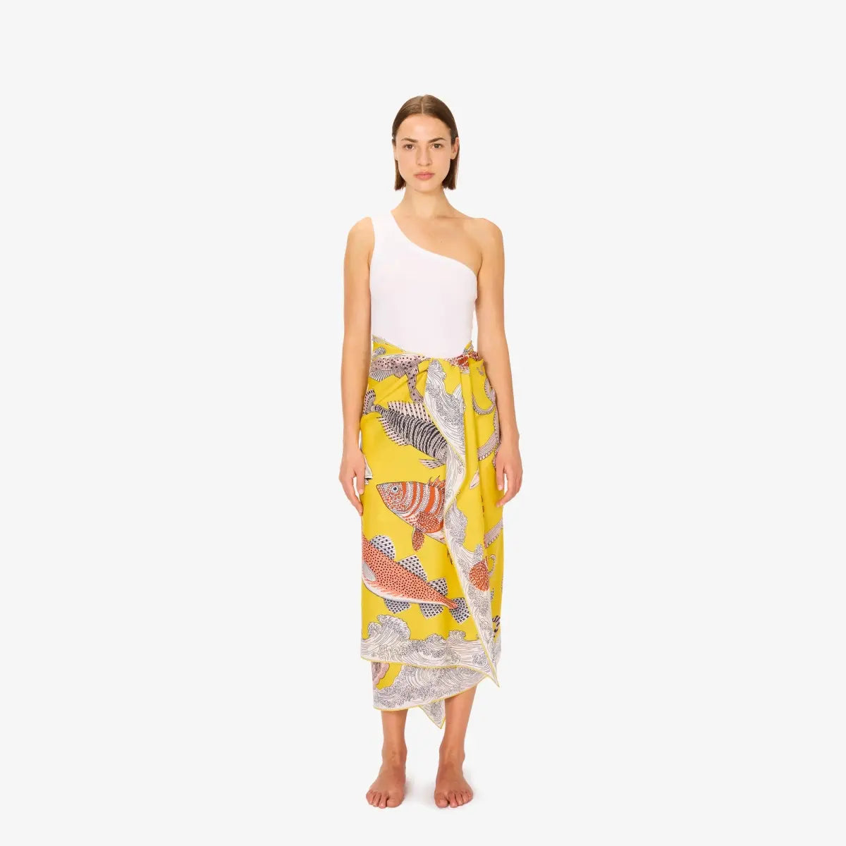Inoui Editions Poseidon Scarf Jaune - Big Bag NY