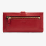 Tusk Joy Long Napa Slim Clutch Wallet Red - Big Bag NYC