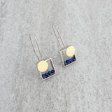 Ashka Dymel Sunset Earrings in Lapis - Big Bag NY