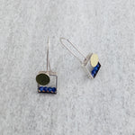 Ashka Dymel Sunset Earrings in Lapis - Big Bag NY