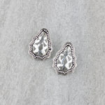 YELLI JEWELS Silver Teardrop Earrings - Big Bag NY