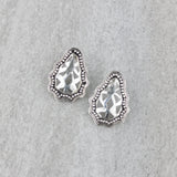 YELLI JEWELS Silver Teardrop Earrings - Big Bag NY