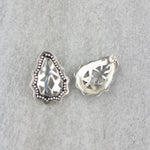 YELLI JEWELS Silver Teardrop Earrings - Big Bag NY