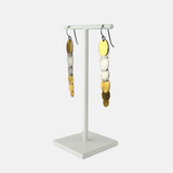 Long Oval Pivot Earrings