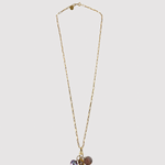 5 Octobre Grey Pearl Mixed Charms Necklace - Big Bag NY