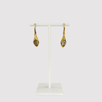Dean Davidson's Gold Snake Smoky Quartz Earrings - Big Bag NY