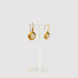 Dean Davidson's Circular Moonstone Earrings - Big Bag NY