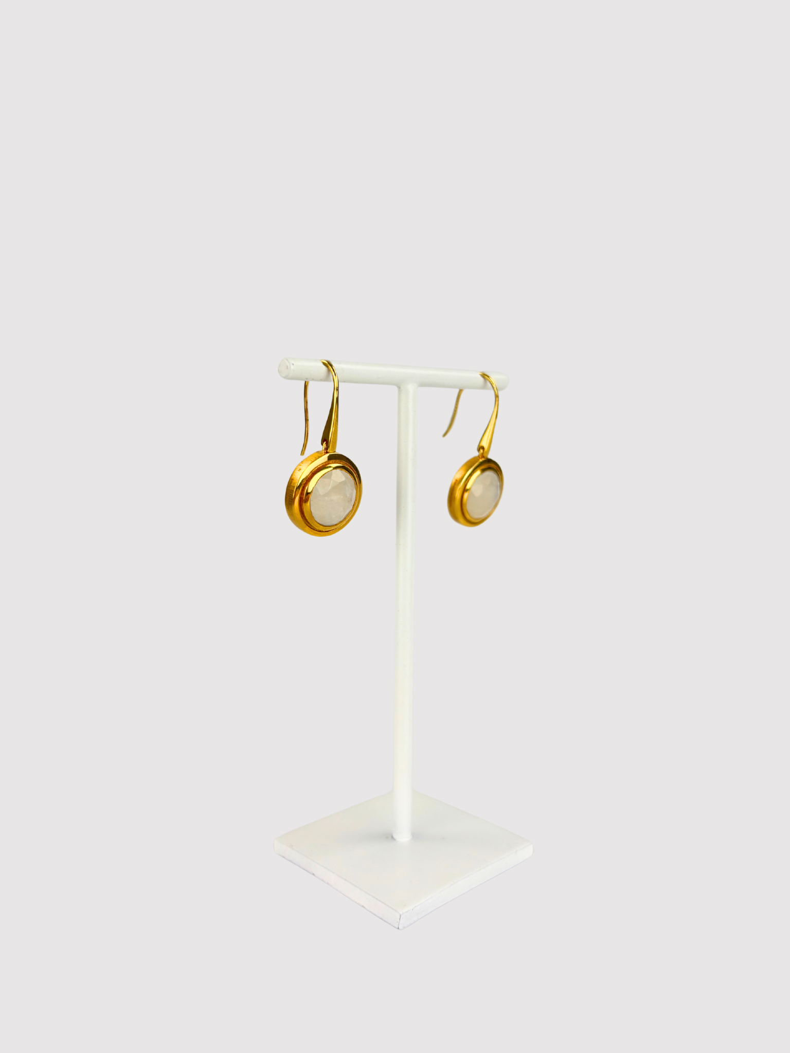 Dean Davidson's Circular Moonstone Earrings - Big Bag NY