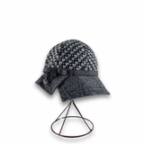 Metallic Knit Bucket Hat