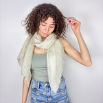 Gold Stripe Modal Scarf - Big Bag NY