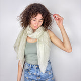Gold Stripe Modal Scarf - Big Bag NY