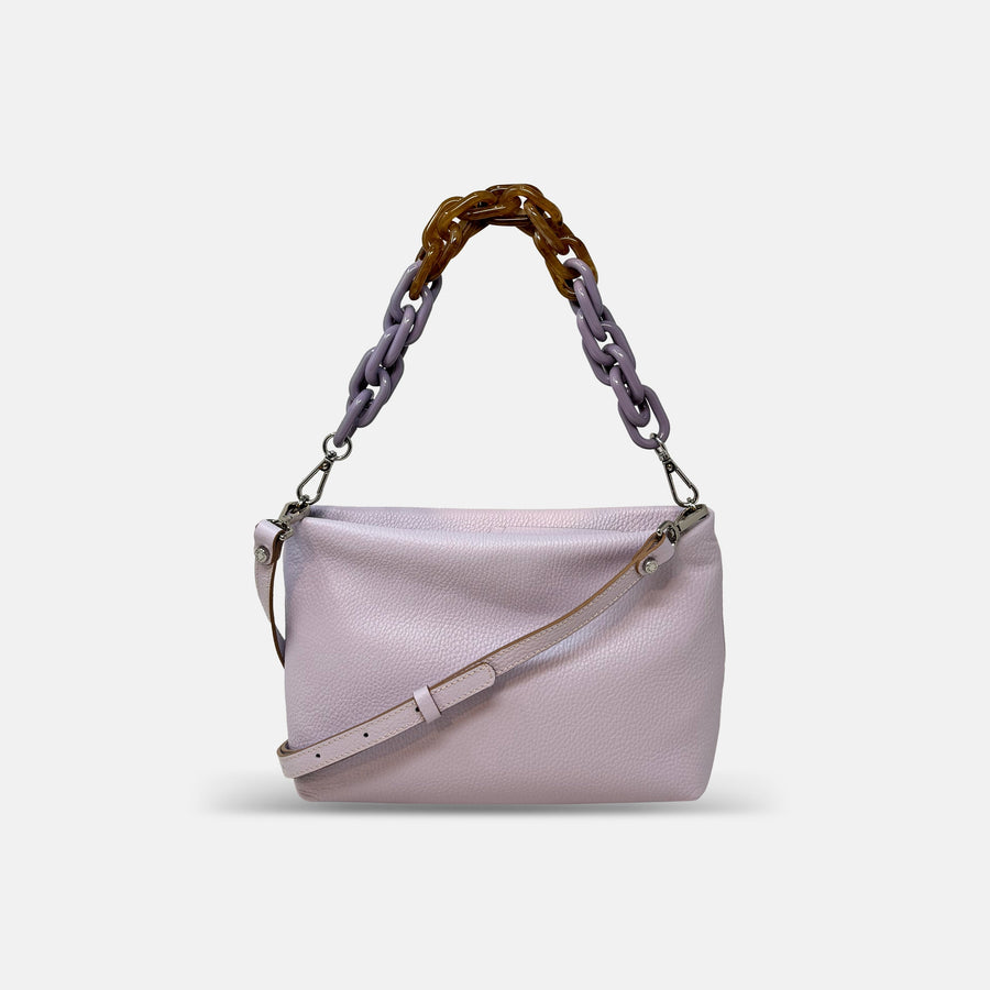 Gianni Chiarini Brenda Shoulder Bag Lilac - Big Bag NY
